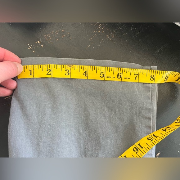 GAP Gray Straight Leg khaki cotton blend Pants women’s size 14 - Picture 10 of 10